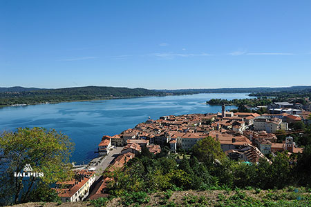 Arona, vue lac Majeur, Piémont