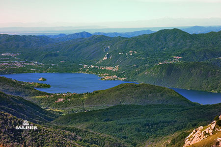 Lac d'Orta en Piémont, Italie