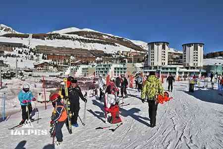 Ski à Sestrière, Italie